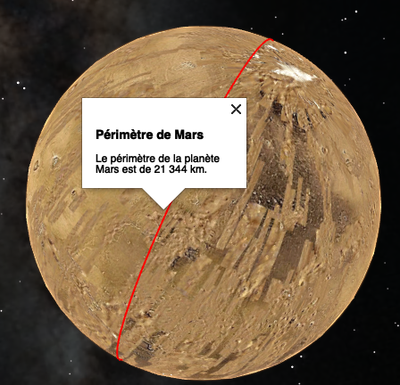 Diamètre Mars