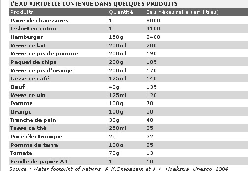 Eau virtuelle
