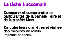 Tâche à accomplir